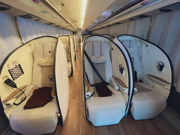 Sleep Pods on a Night Bus in Japan—Nap Goals!