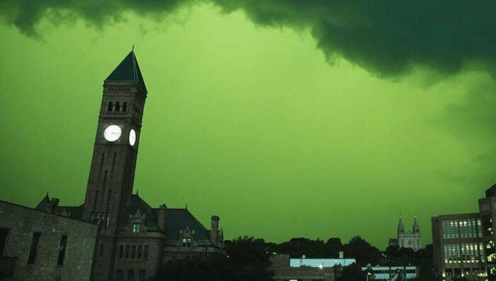 When the Sky Turned Incredible Green in South Dakota