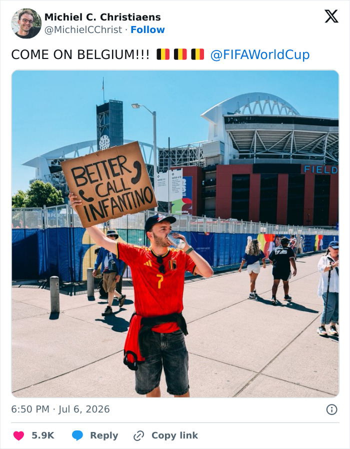 Belgium's Meme Game Was On Point
