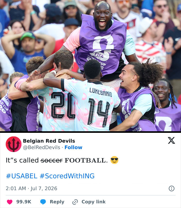 Belgium Crosses Out “Soccer” and Says Nope, It’s Football