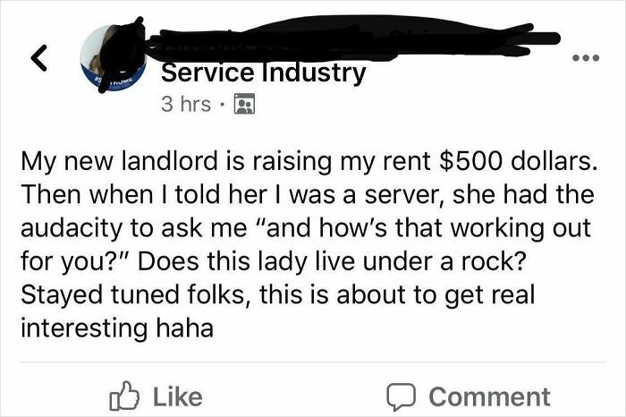 Landlord Hikes Rent $500 On Jobless Tenant