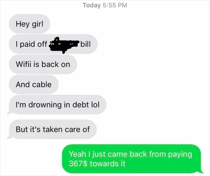 Third Time In A Month Landlord Didn’t Pay WiFi Bill, So I Paid It Myself. Got This Text From Their Friend.