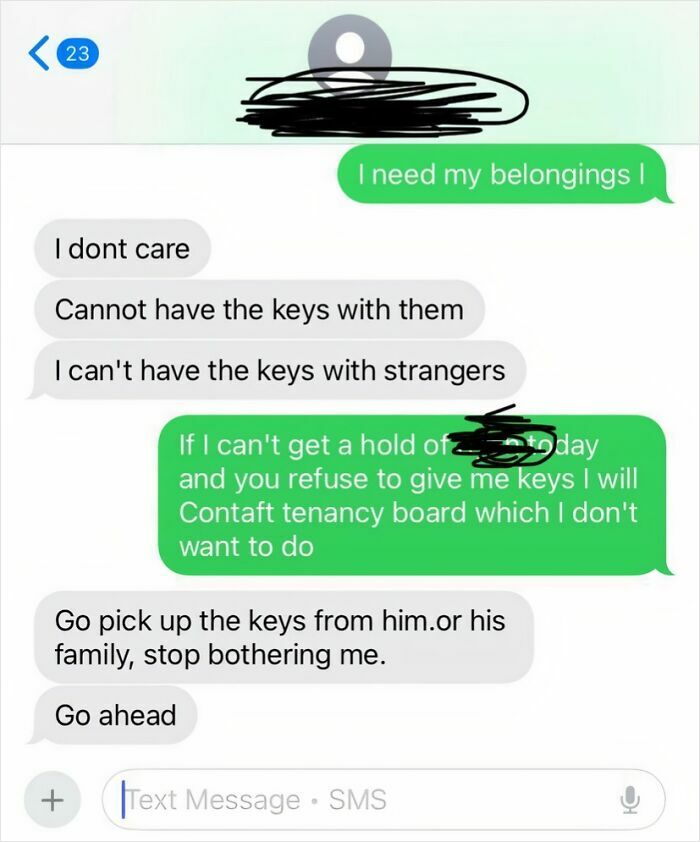 Landlord Refuses To Give Me New Keys After Police Took Them