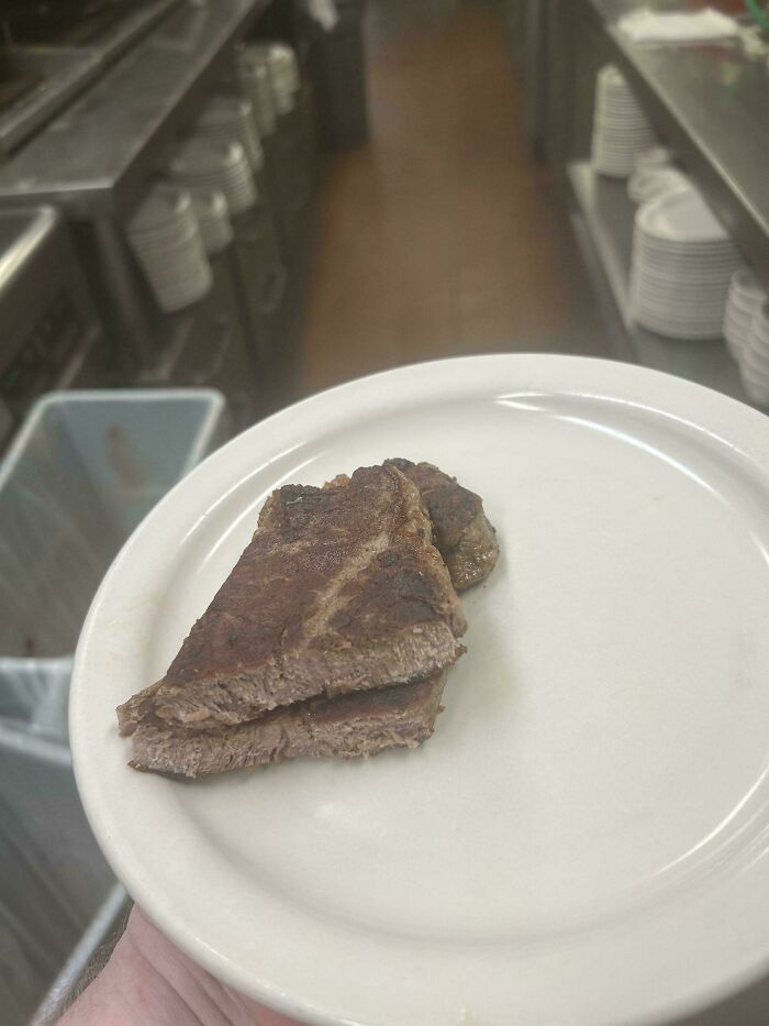Steak Sent Back For Being ‘Undercooked’...Oops