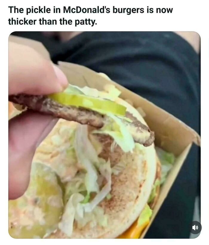 Pickles Are Taller Than The Burger Patty - Wow