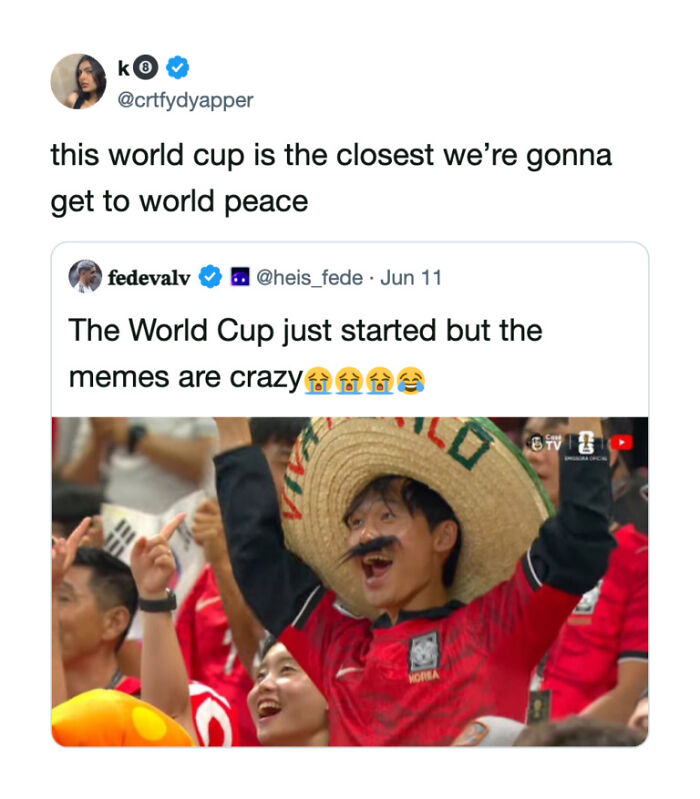 Wait, They Really Made a List of the Funniest World Cup Tweets?!