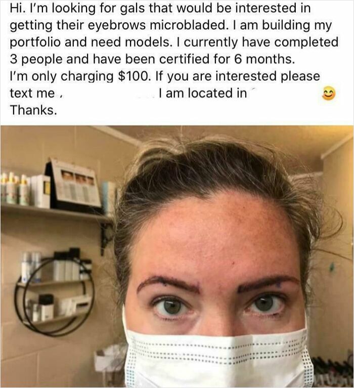 No Brows? Better Than This Microblading Disaster