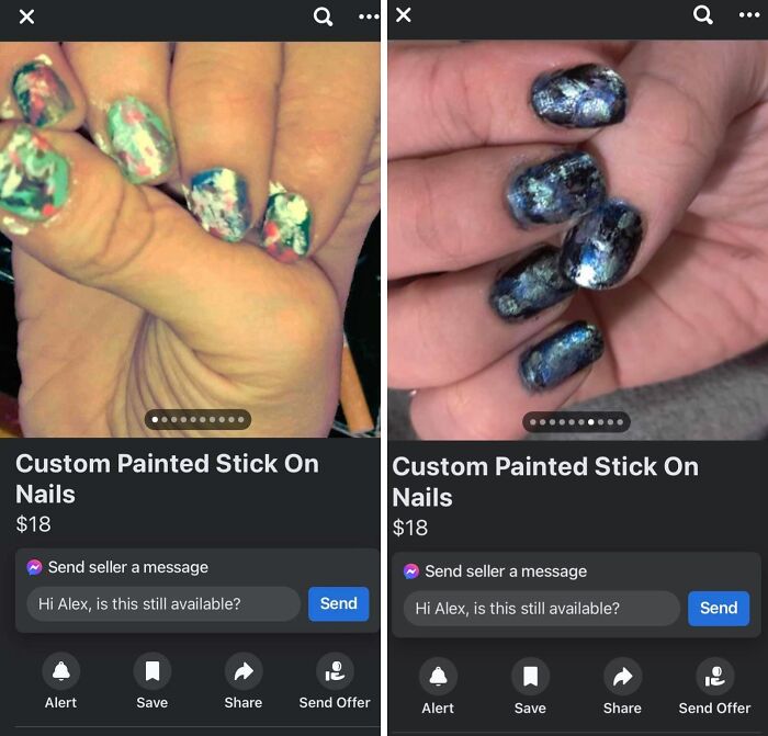 Yes, Painted Stick On Nails Are A Thing Here