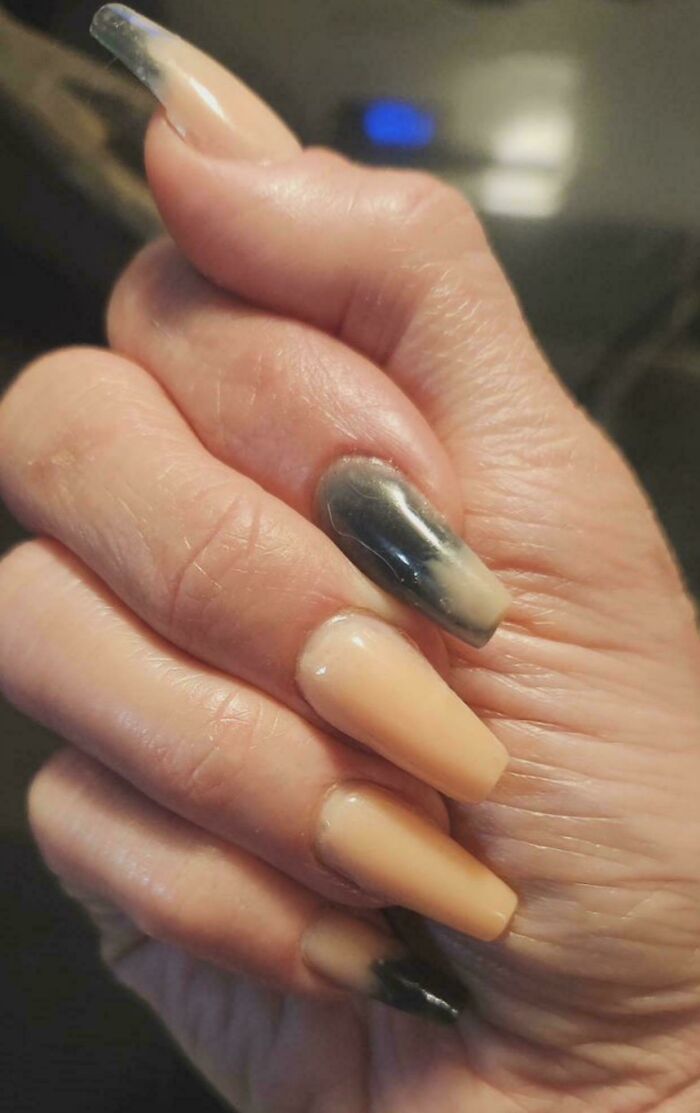 She Thinks These Nails Are Perfect. Nope.