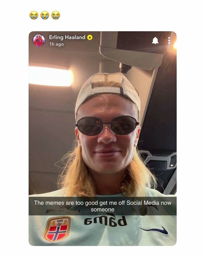 39 Erling Haaland Memes That Prove He's The King Of Silly Soccer Vibes