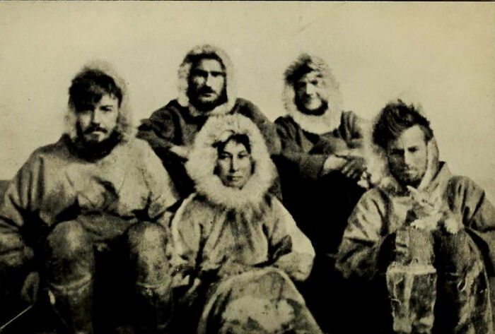 The 1921 Wrangel Island Crew (Plus Cat!)