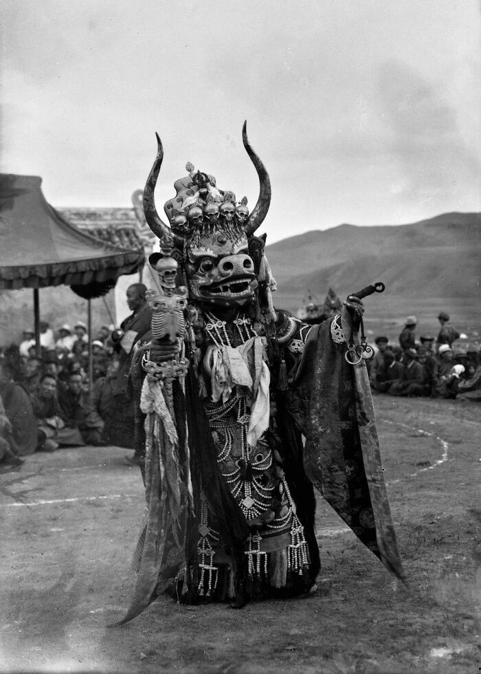Tsam Mask Dance, Mongolia, 1925