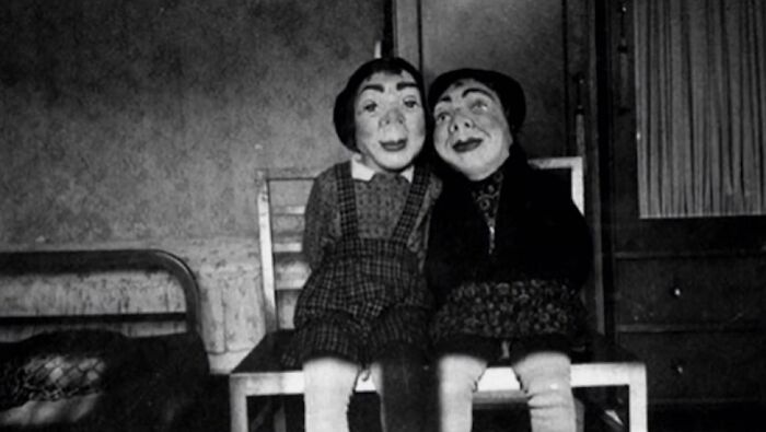 Kids Wearing Masks, 1930s