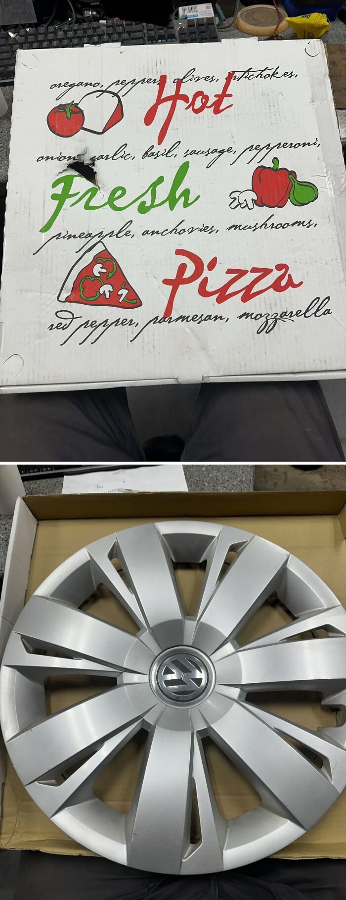 Customer Orders Hub Cap, Gets The Weirdest Replacement Ever