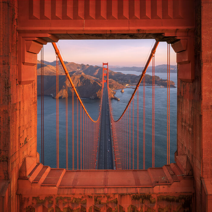 “Golden Gate From Inside” By Marcin Zając