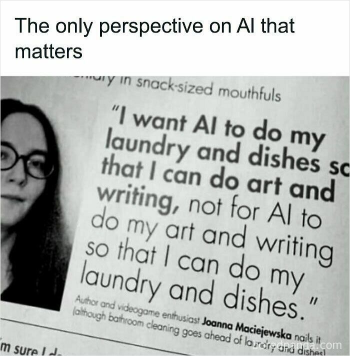 The One and Only AI Take