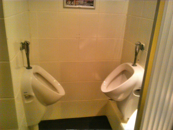 Urinals For Very Skinny BFFs Only