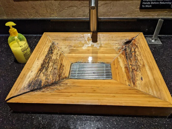 Wooden Sink? Sure, Why Not!