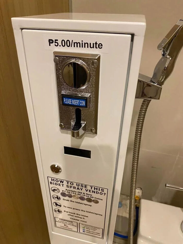 Who Needs A Coin-Op Bidet At An Amusement Park? Capitalism Level: Expert