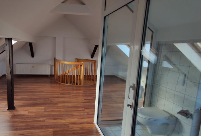 Bathroom With Glass Walls. No Privacy, No Problem!