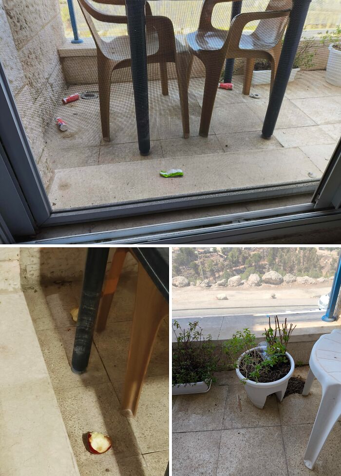 Trash On My Balcony? Confronted The Culprit And Got A Surprise!