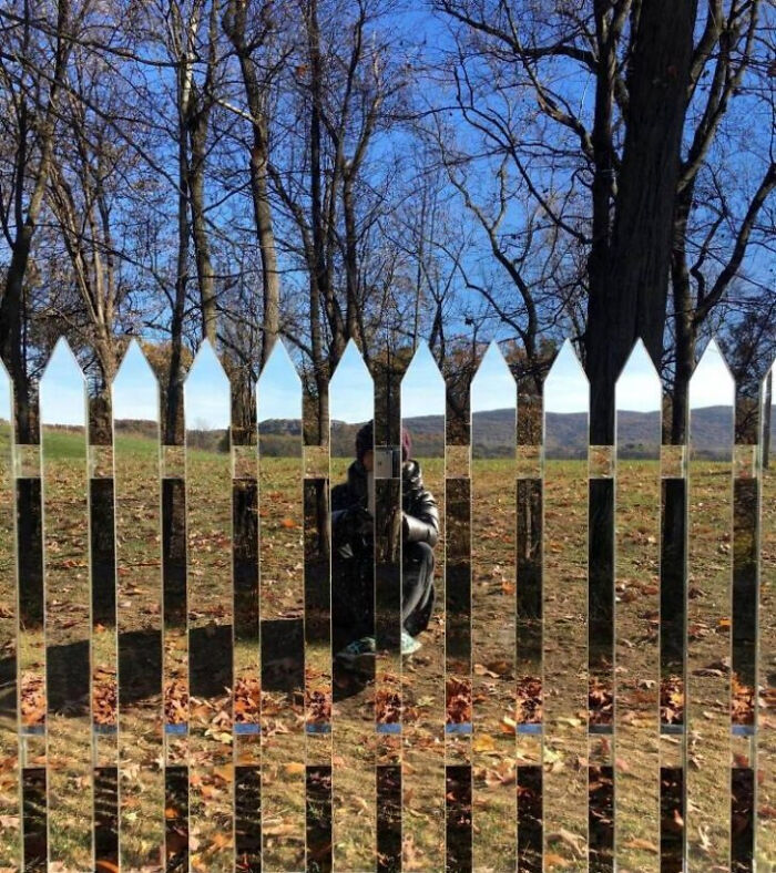 Parallel Universe Peek Behind This Fence?