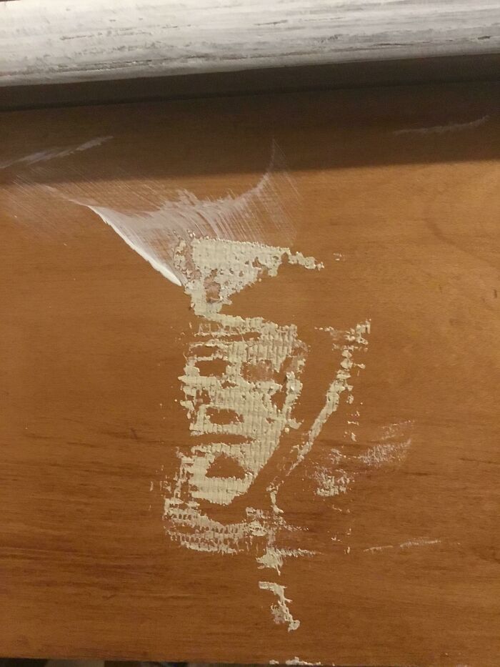 Duct Tape Residue That’s Low-Key Elvis
