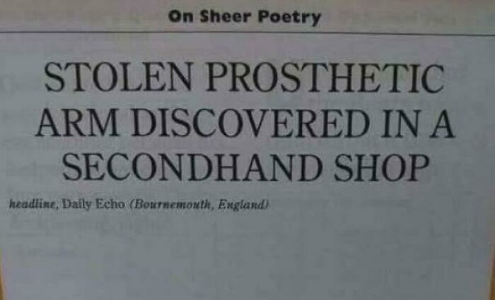 A Real Newspaper Headline, But Make It Punny