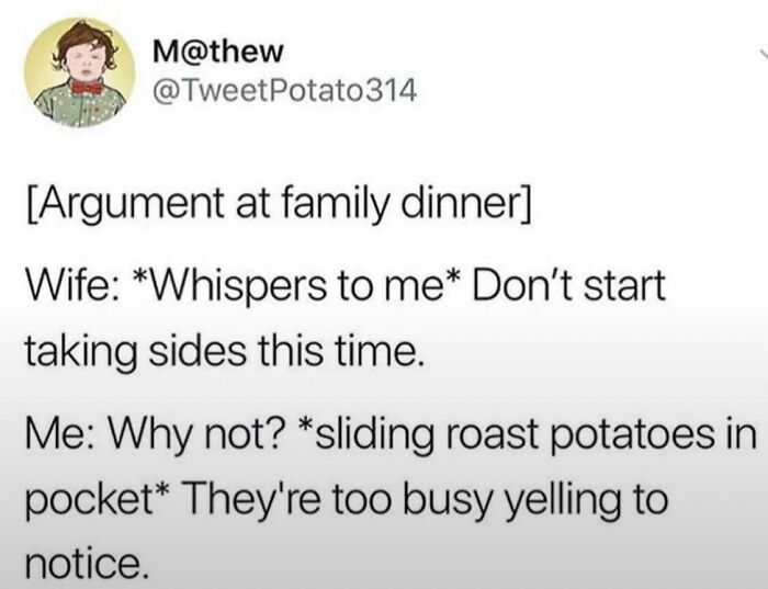 Argument At Family Dinner (Because Puns Are Serious Business)