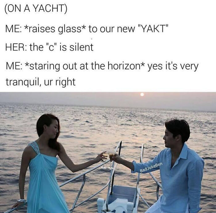 I Yakked. I Bet She Did Knot (Yacking Up Some Puns)