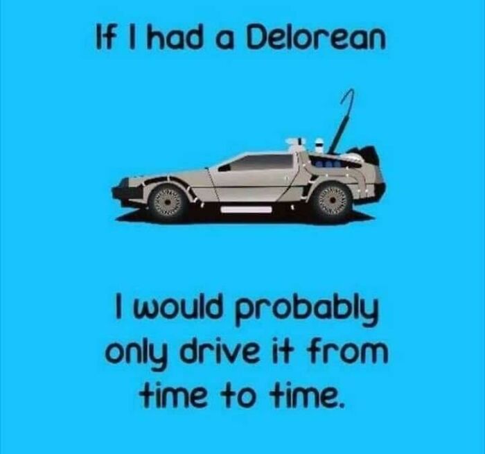Best Pun Of All For A Back To The Future Nerd