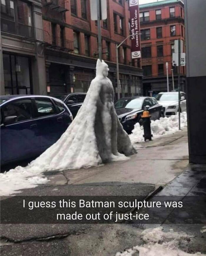 Batman Sculpture (Even The Dark Knight Is Punny)