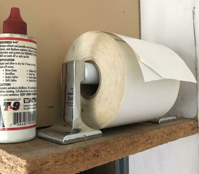 Leftover TP Holder? Label Storage Boss!
