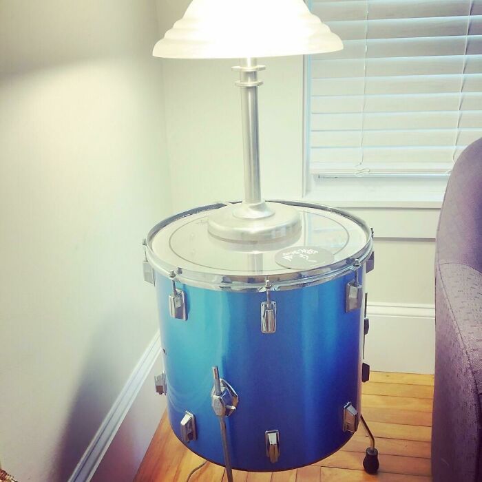 Garage Sale Drum? End Table Goals Achieved