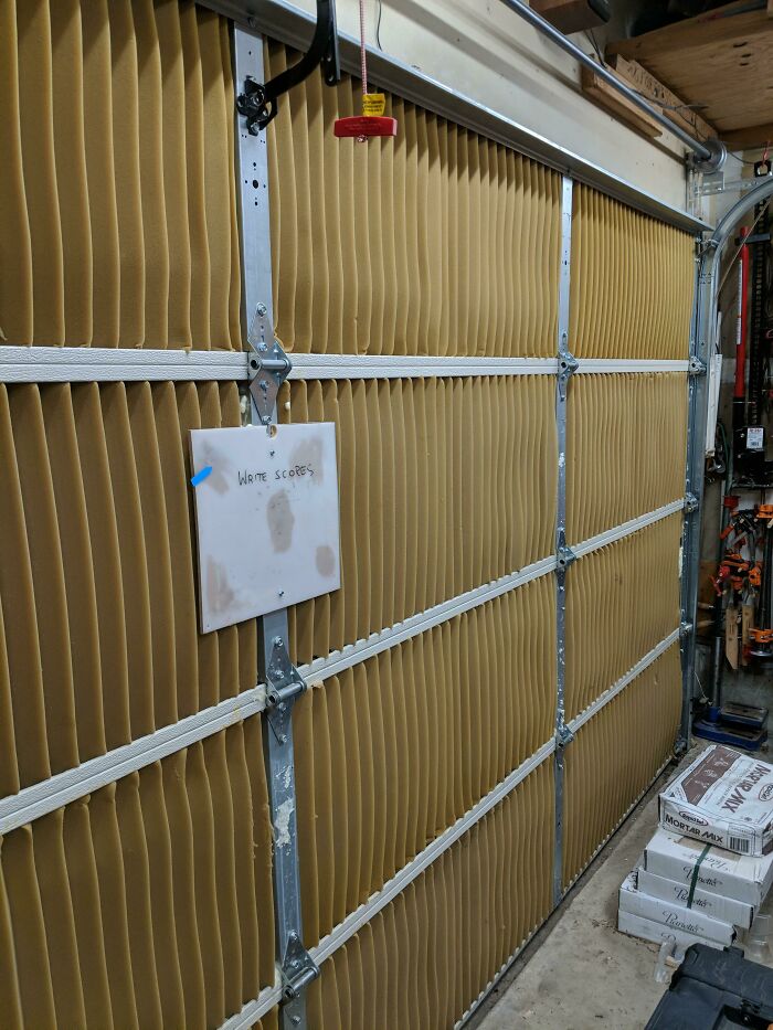 Free Foam Panels Turn Garage Door Into Sound Saver