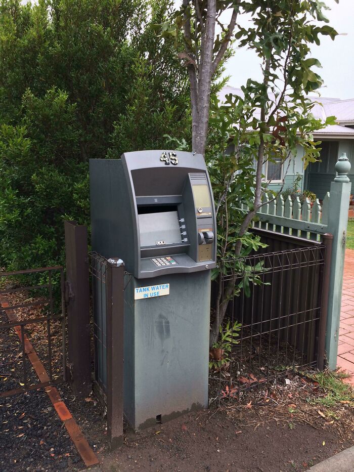 Letterbox Made From An Old ATM. Yes, Really!