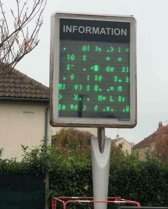 Information...? Where? What?