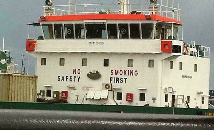 No Safety! Smoking First! Wait, What??