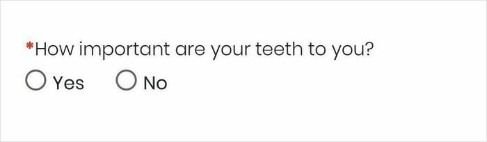 From My Periodontist’s Intake Form: Wait, What?