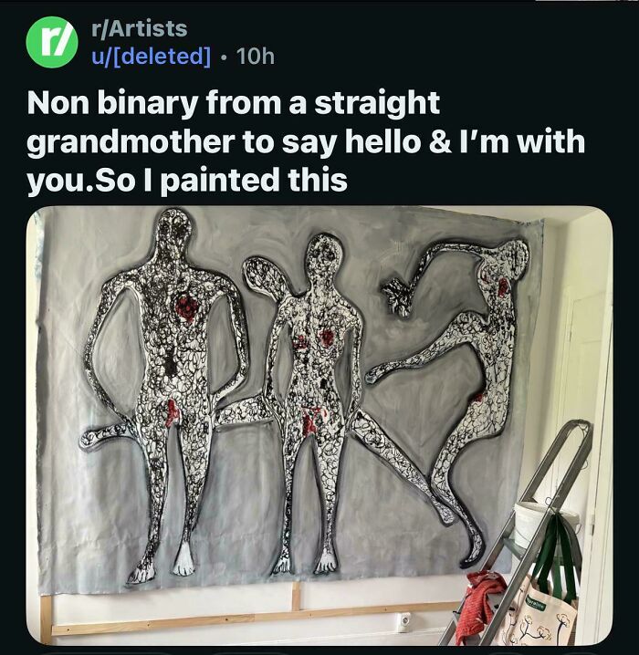 Straight Grandmother’s Non-Binary Hello. Love It!