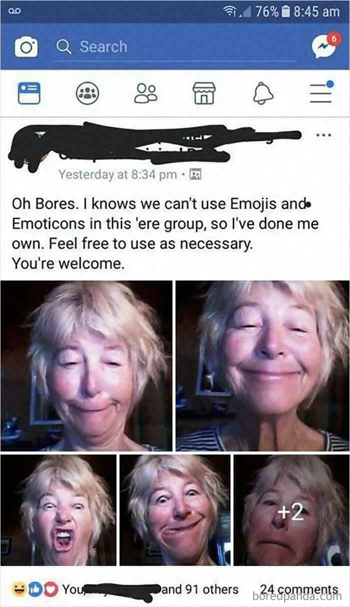 Grandma’s Emoji Skills