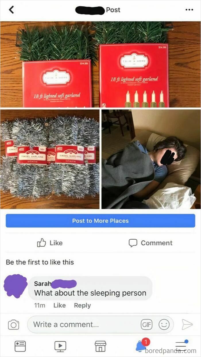 Oops! Included Daughter Sleeping in Ad