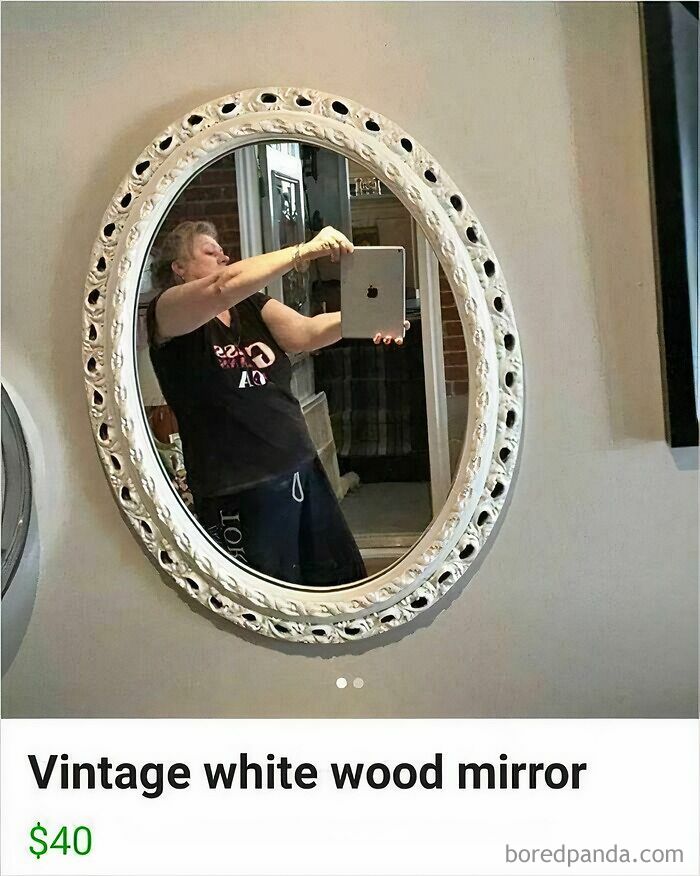 Vintage Wood Mirror Sales
