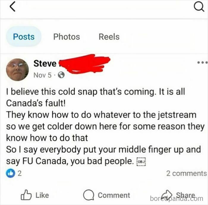 Canada's Fault?