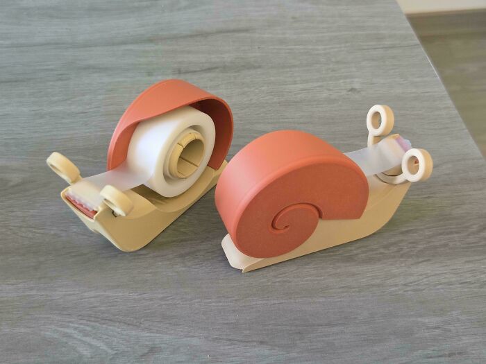 Tape Dispenser That’s Basically A Cute Snail