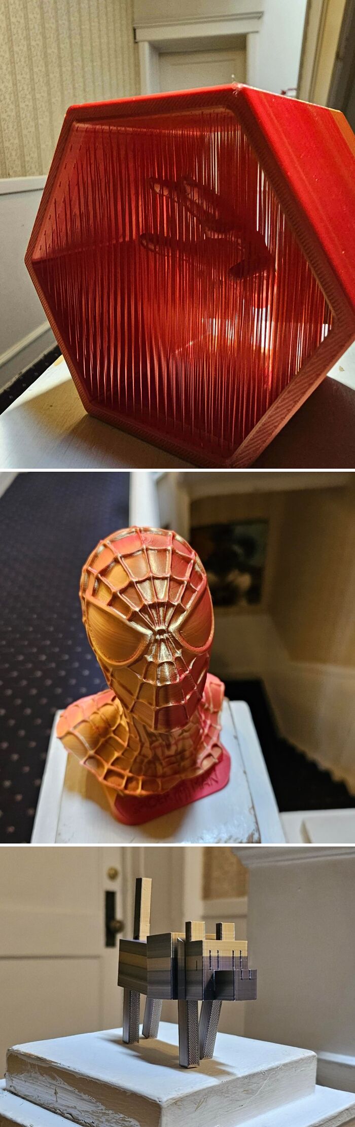 Mystery Neighbor Drops Cool 3D Prints on Our Stair Banisters