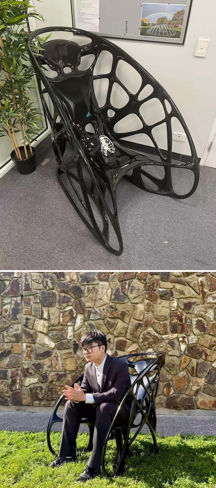 Check Out This 3D Printed Chair (Yes, A Real Chair!)
