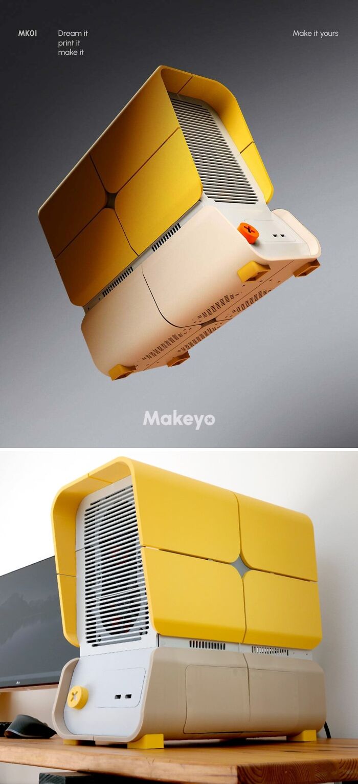 Mid-Tower 3D Printed PC Case? Check It Out!