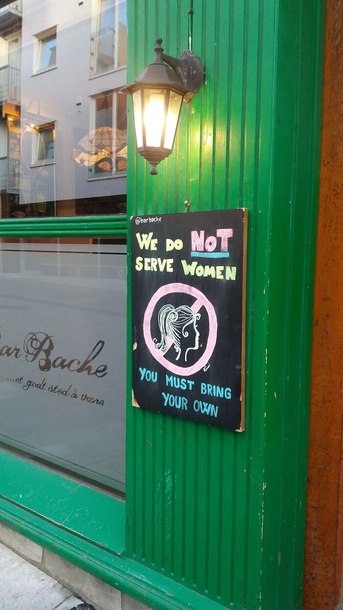 No Women Served (Say What?)