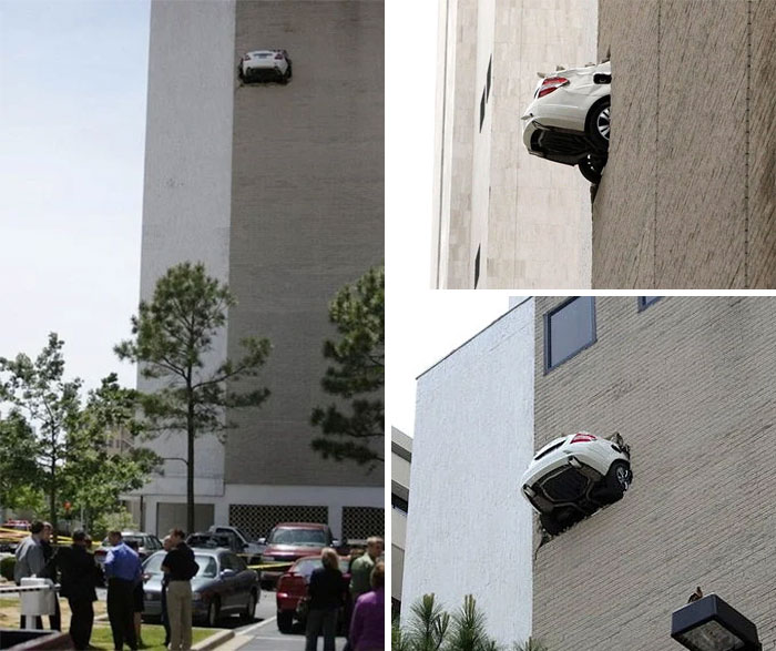 Oops! Crashed Through the 7th Floor Wall!